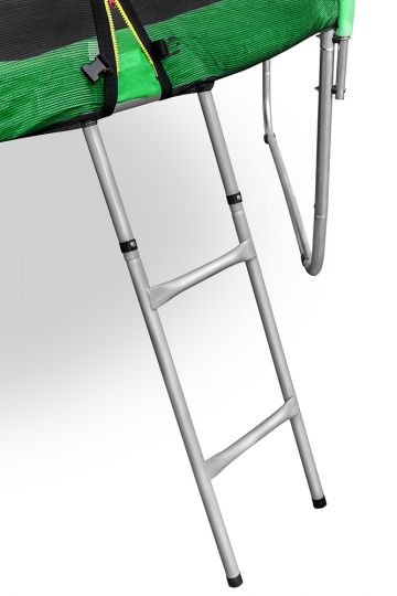Батут Happy Jump 8ft PRO (252см) с внешней сеткой и лестницей Батут Happy Jump 8ft PRO (252см) с внешней сеткой и лестницей