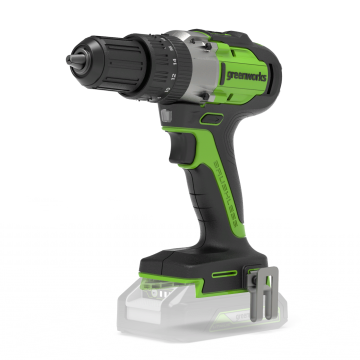 Дрель-шуруповерт ударная аккумуляторная Greenworks GD24DD60 Арт. 3704107, 24V, бесщеточная, без АКБ и ЗУ
