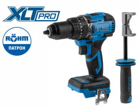 Аккумуляторная ударная дрель-шуруповерт BULL SR 1806 R-series SOLO XLTpro