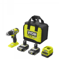 Ударная дрель-шуруповерт RYOBI HP RPD18C-220S