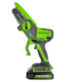 Цепная мини пила аккумуляторная Greenworks G24MCS10K2 24V (1хАКБ 2Ач и ЗУ) 10см