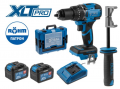 Аккумуляторная ударная дрель-шуруповерт BULL SR 1806 R-series Xcase XLTpro (2х6 А*ч)