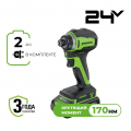 Винтоверт ударный аккумуляторный Greenworks 24V ID3170 (1АКБ 2Ач и ЗУ)